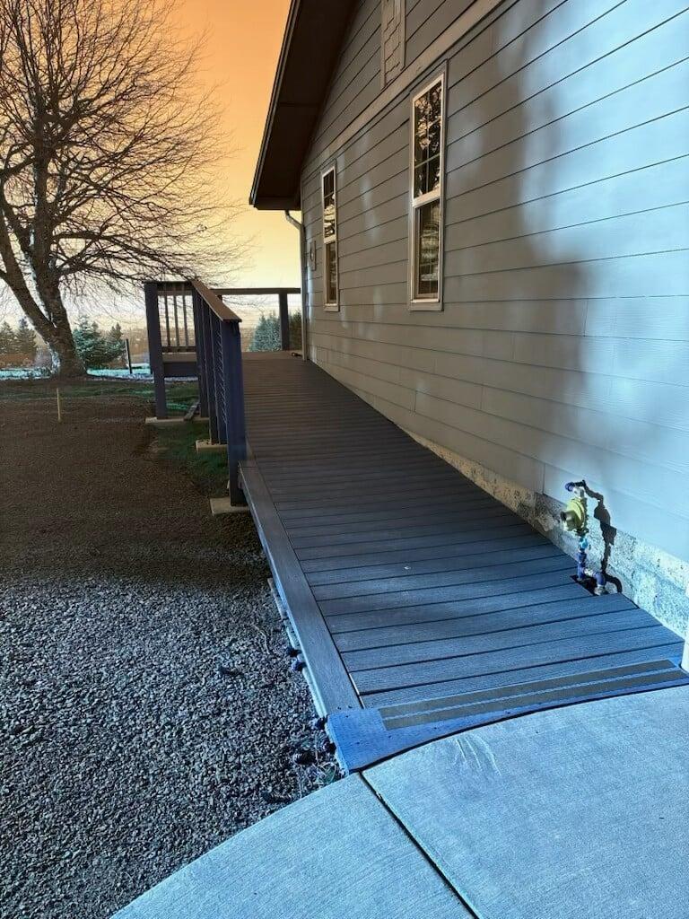New Ramp to Deck